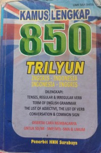 Image of KAMUS LENGKAP 850 TRILYUN