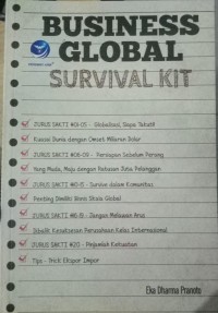 Image of BUSINESS GLOBAL SURVIVAL KIT