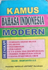 Kamus Bahasa Indonesia Modern