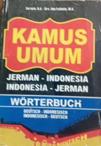 Kamus umum jerman-indonesia