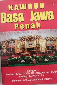 Kawruh pepak basa jawa